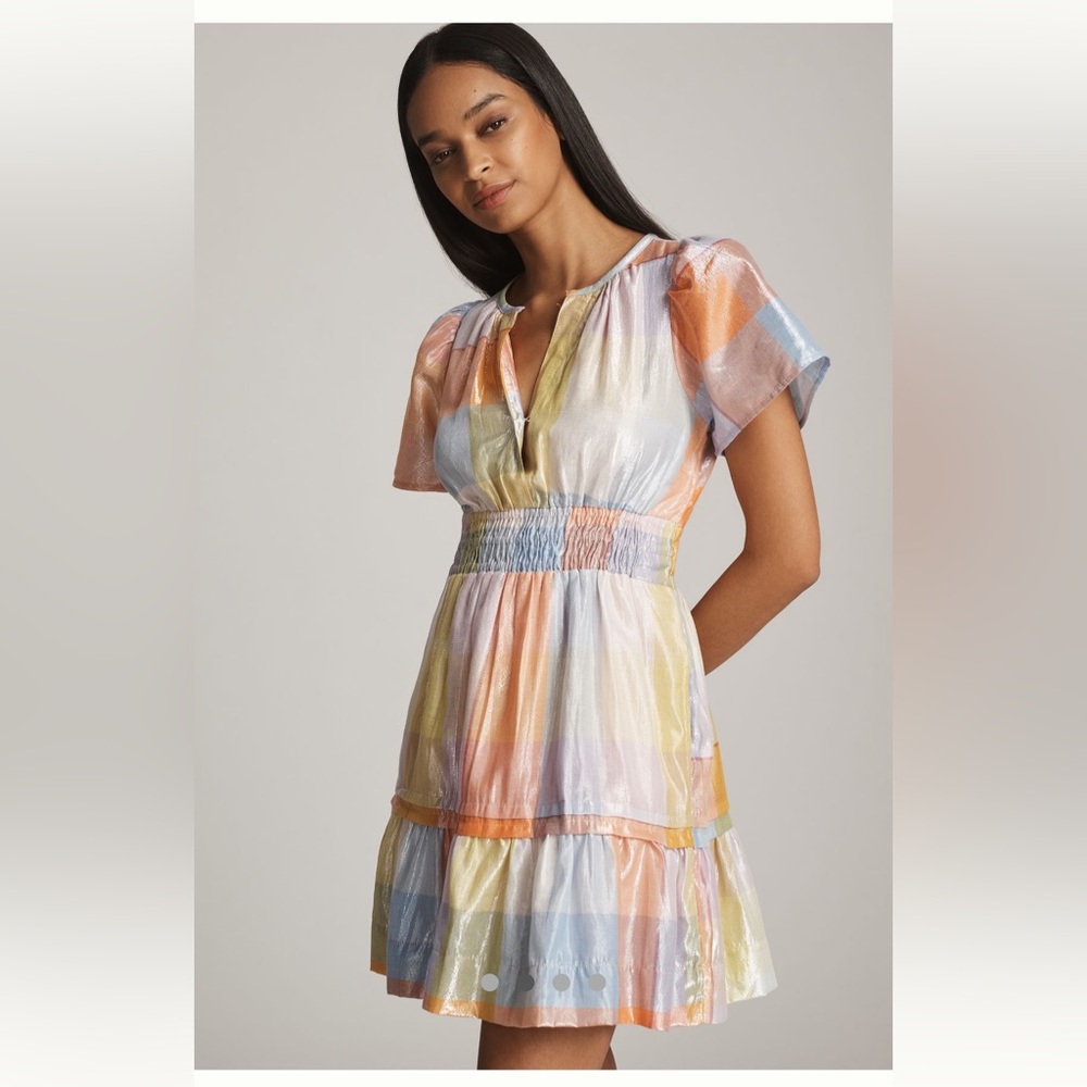 EUC Anthropologie Somerset Shimmer Mini Dress Medium Taylor Swift Concert